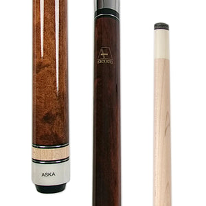 ASKA Pool Cue LCSN52 Brown, 52" Stick,