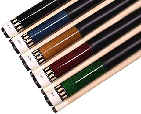 ASKA Set of 5 Pool Cue Sticks 58