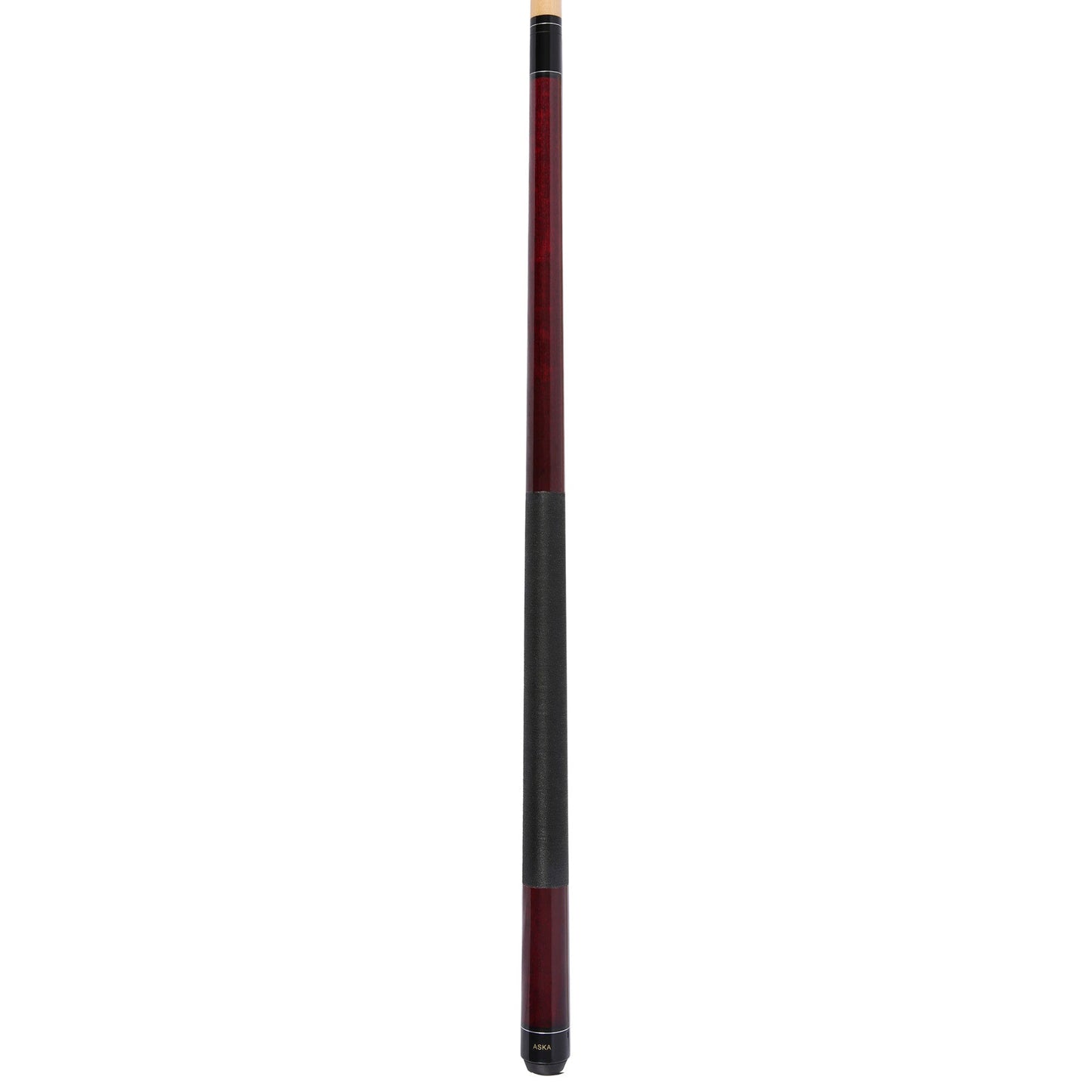 ASKA Short Billiard Pool Cue Stick Red 52" Great for Kids, Black Wrap