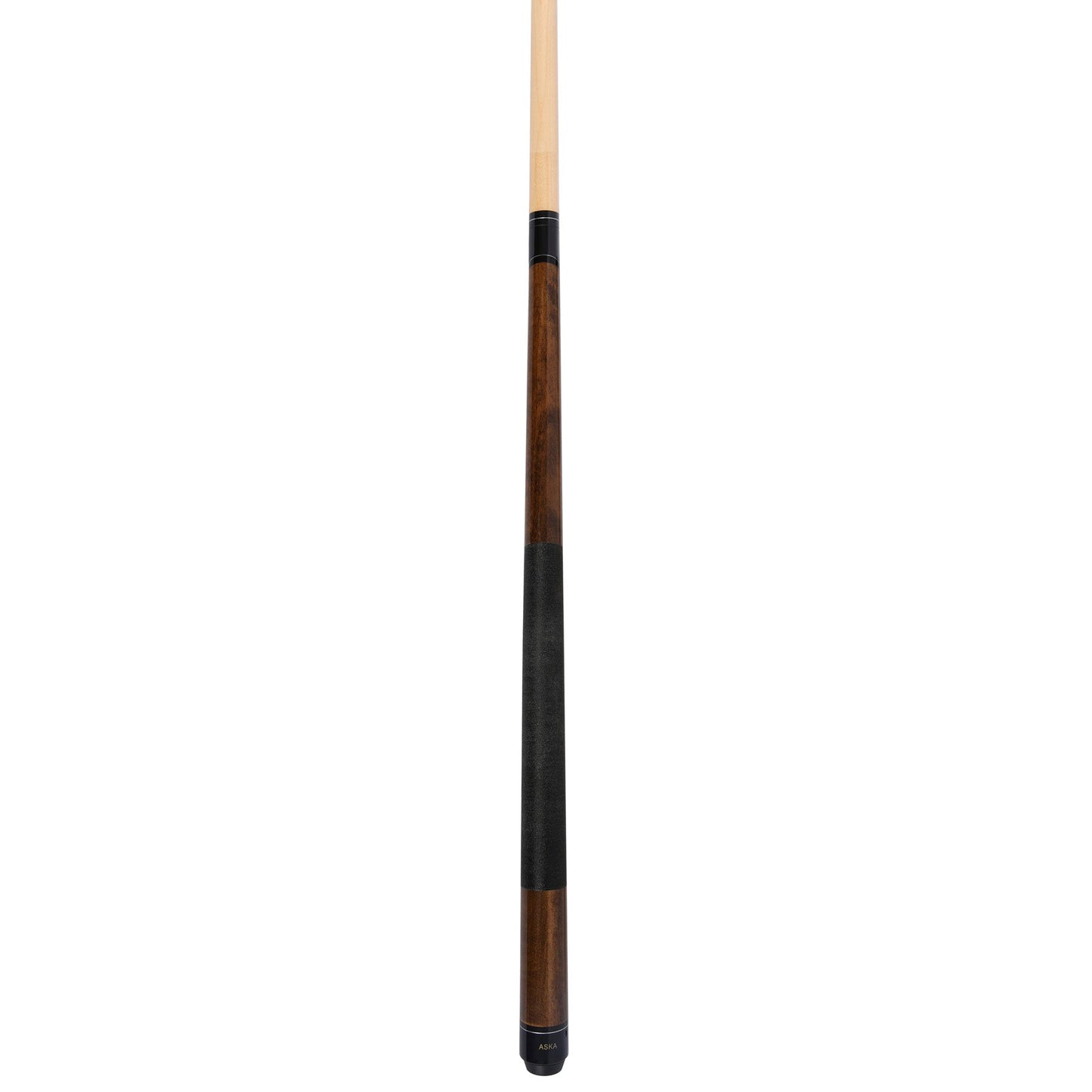 ASKA Short Billiard Pool Cue Stick Brown 42" Great for Kids, Black Wrap