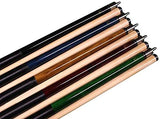 ASKA Set of 5 Pool Cue Sticks 58", 2-Piece Construction, 5/16x18 Joint, Hard Rock Canadian Maple, L25S5