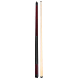 ASKA Short Billiard Pool Cue Stick Red 52" Great for Kids, Black Wrap