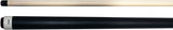 25-Ounce Heavy Hit Matte Black Jump Break Cue Stick Aska JBC, Jump/Break Cue. 14-mm Tip, Hard Rock Canadian Maple Shaft