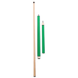 25-Ounce Heavy Hit Matte Green Jump Break Cue Stick Aska JBC, Jump/Break Cue. 14-mm Tip, Hard Rock Canadian Maple Shaft