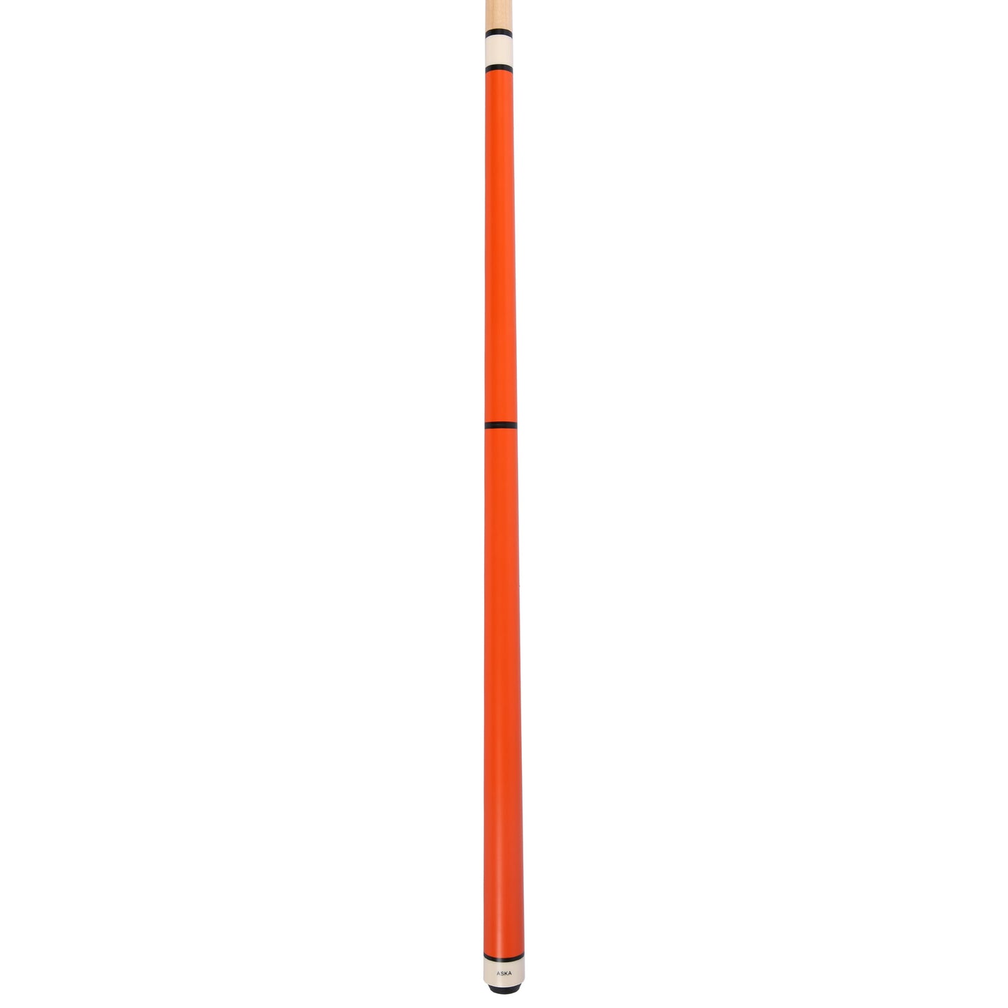 25-Ounce Heavy Hit Matte Orange Jump Break Cue Stick Aska JBC, Jump/Break Cue. 14-mm Tip, Hard Rock Canadian Maple Shaft
