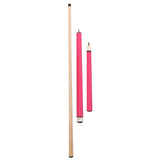 25-Ounce Heavy Hit Matte Pink Jump Break Cue Stick Aska JBC, Jump/Break Cue. 14-mm Tip, Hard Rock Canadian Maple Shaft