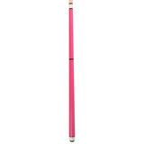 25-Ounce Heavy Hit Matte Pink Jump Break Cue Stick Aska JBC, Jump/Break Cue. 14-mm Tip, Hard Rock Canadian Maple Shaft