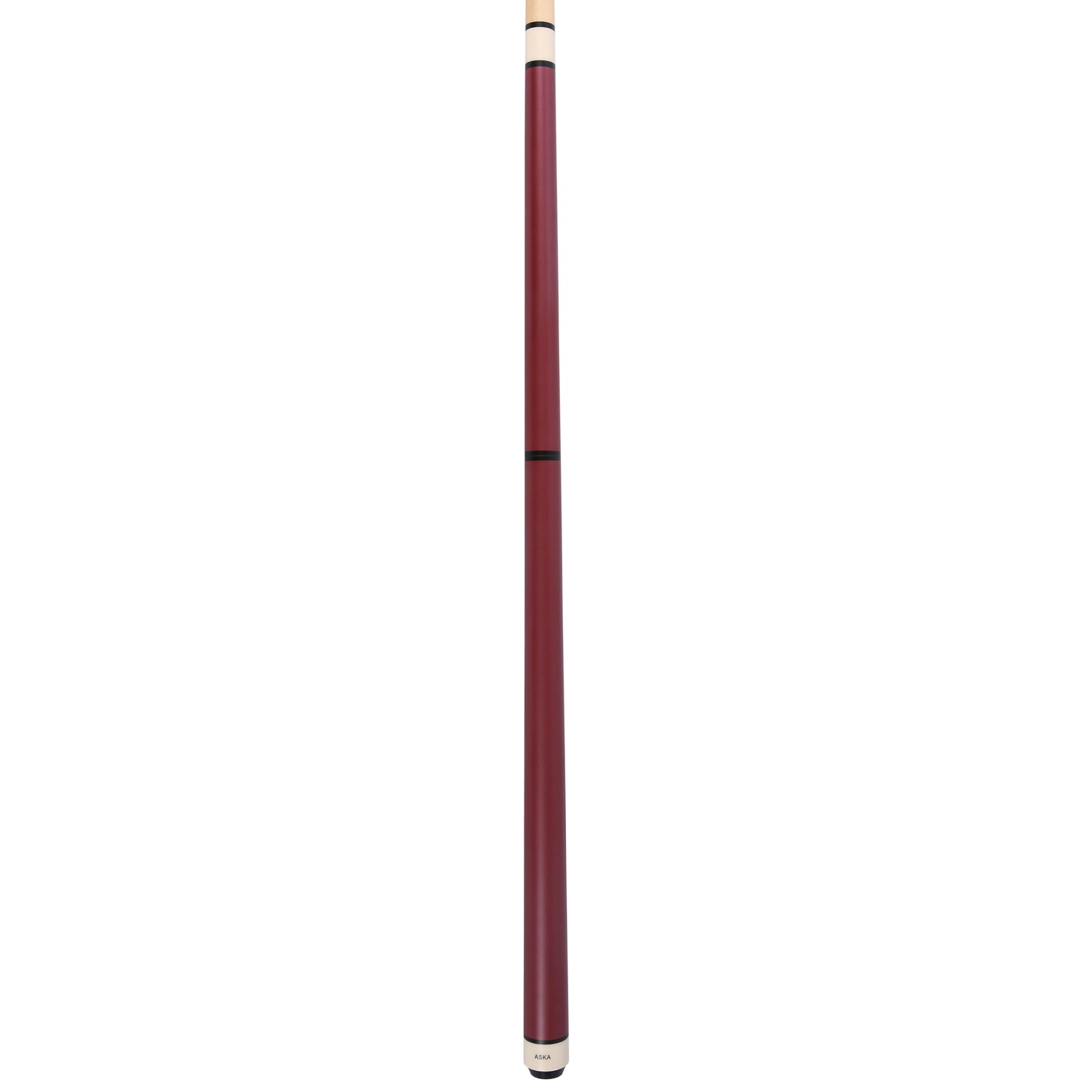 25-Ounce Heavy Hit Matte Red Jump Break Cue Stick Aska JBC, Jump/Break Cue. 14-mm Tip, Hard Rock Canadian Maple Shaft