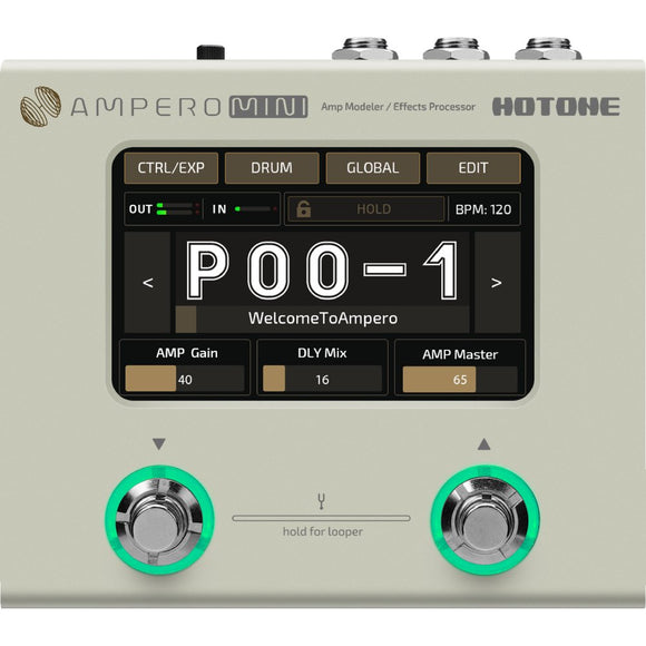 Hotone Ampero Mini Amp Modeler/Effects Processor Vanilla
